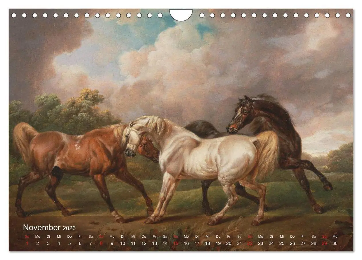 Bild: 9783516118087 | Pferde-Ölgemälde - Die Kunst der alten Meister (Wandkalender 2026...