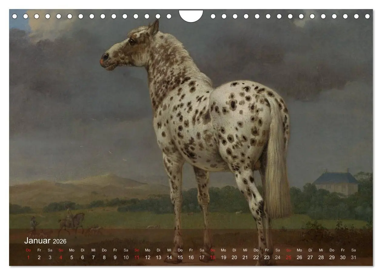 Bild: 9783516118087 | Pferde-Ölgemälde - Die Kunst der alten Meister (Wandkalender 2026...