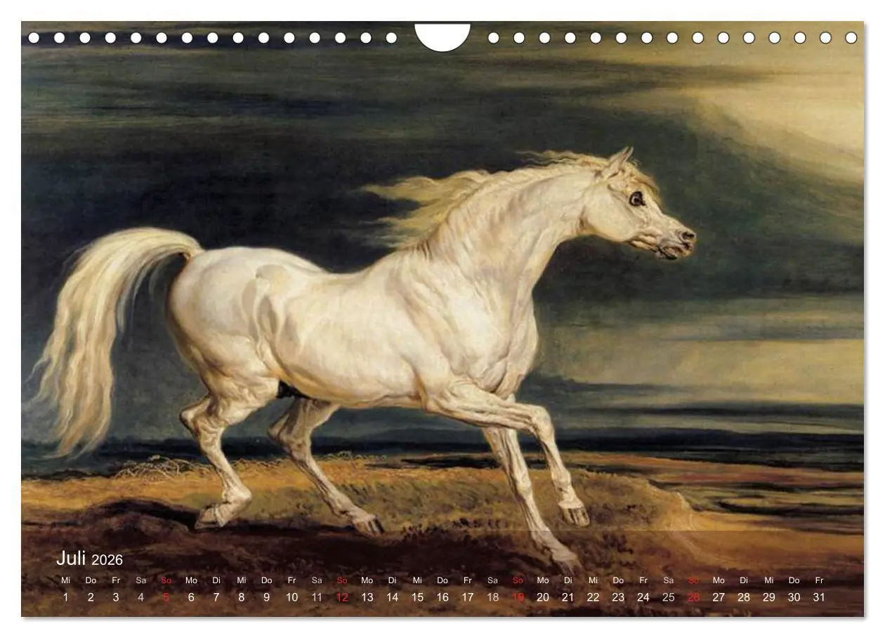 Bild: 9783516118087 | Pferde-Ölgemälde - Die Kunst der alten Meister (Wandkalender 2026...
