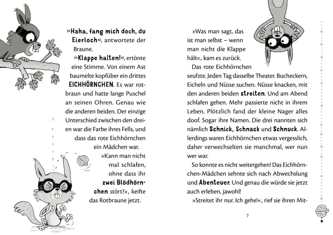 Rückseite: 9783522508087 | Nussknacker-Bande 1: Drei Chaoten auf vier Pfoten | Heike Eva Schmidt