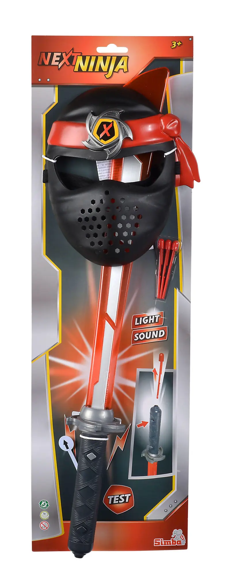 Cover: 4006592088187 | Next Ninja Schwert und Maske, rot | Rollenspiel | 108042587 | Deutsch