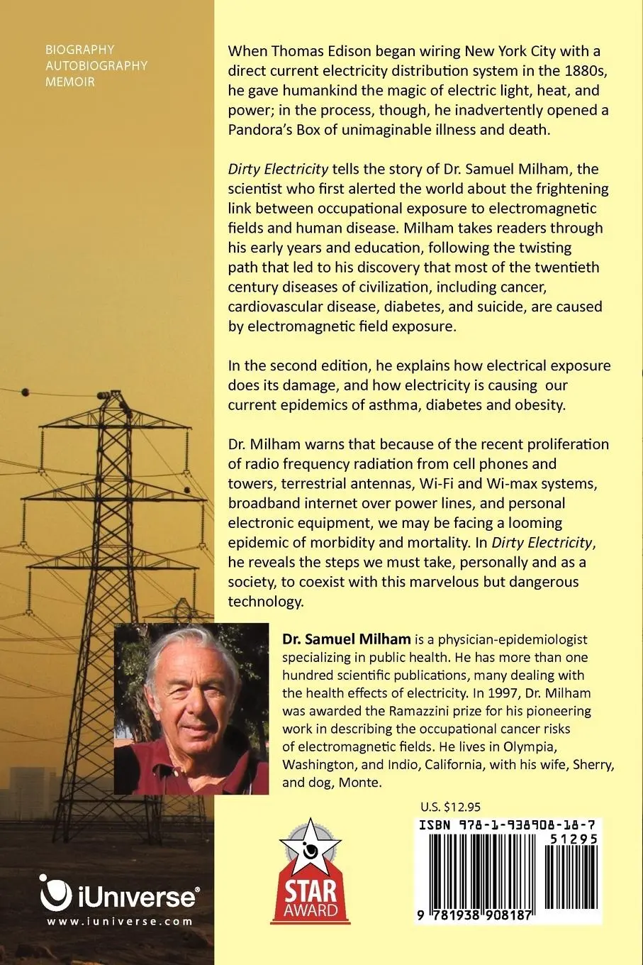Rückseite: 9781938908187 | Dirty Electricity | Electrification and the Diseases of Civilization