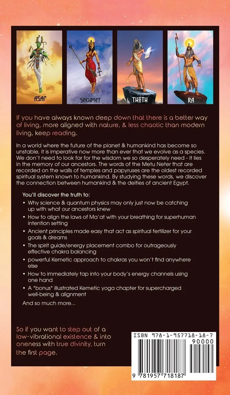 Rückseite: 9781957718187 | Kemetic Spirituality | Ascending Vibrations | Buch | Englisch | 2023