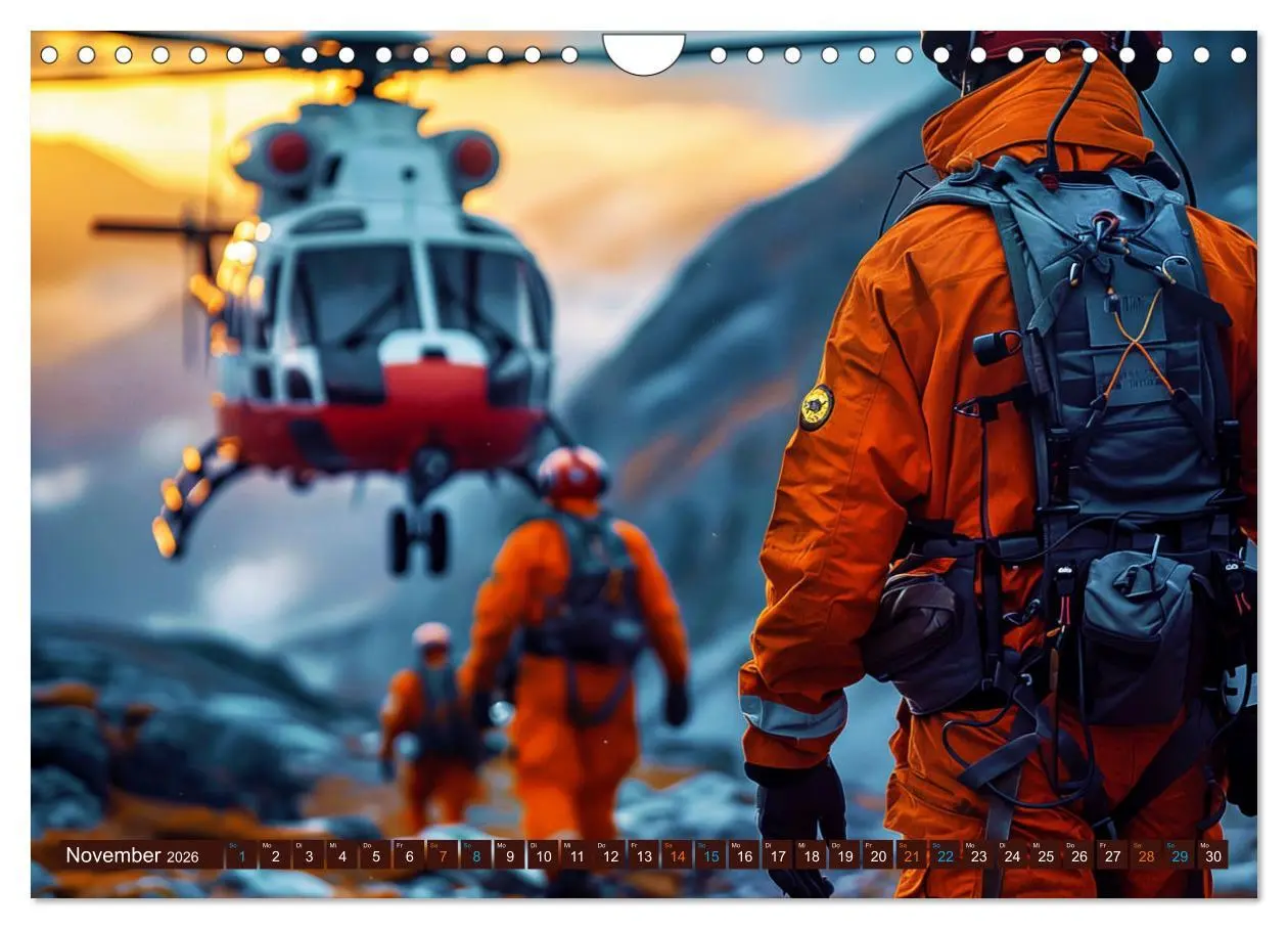 Bild: 9783457258187 | Im Bann der Rettung - Rettungshubschrauber (Wandkalender 2026 DIN...