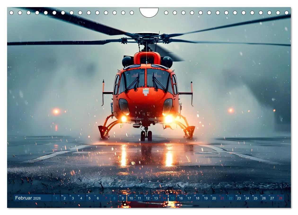 Bild: 9783457258187 | Im Bann der Rettung - Rettungshubschrauber (Wandkalender 2026 DIN...