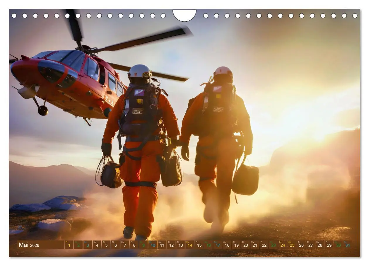 Bild: 9783457258187 | Im Bann der Rettung - Rettungshubschrauber (Wandkalender 2026 DIN...