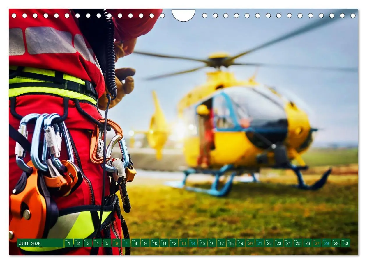 Bild: 9783457258187 | Im Bann der Rettung - Rettungshubschrauber (Wandkalender 2026 DIN...