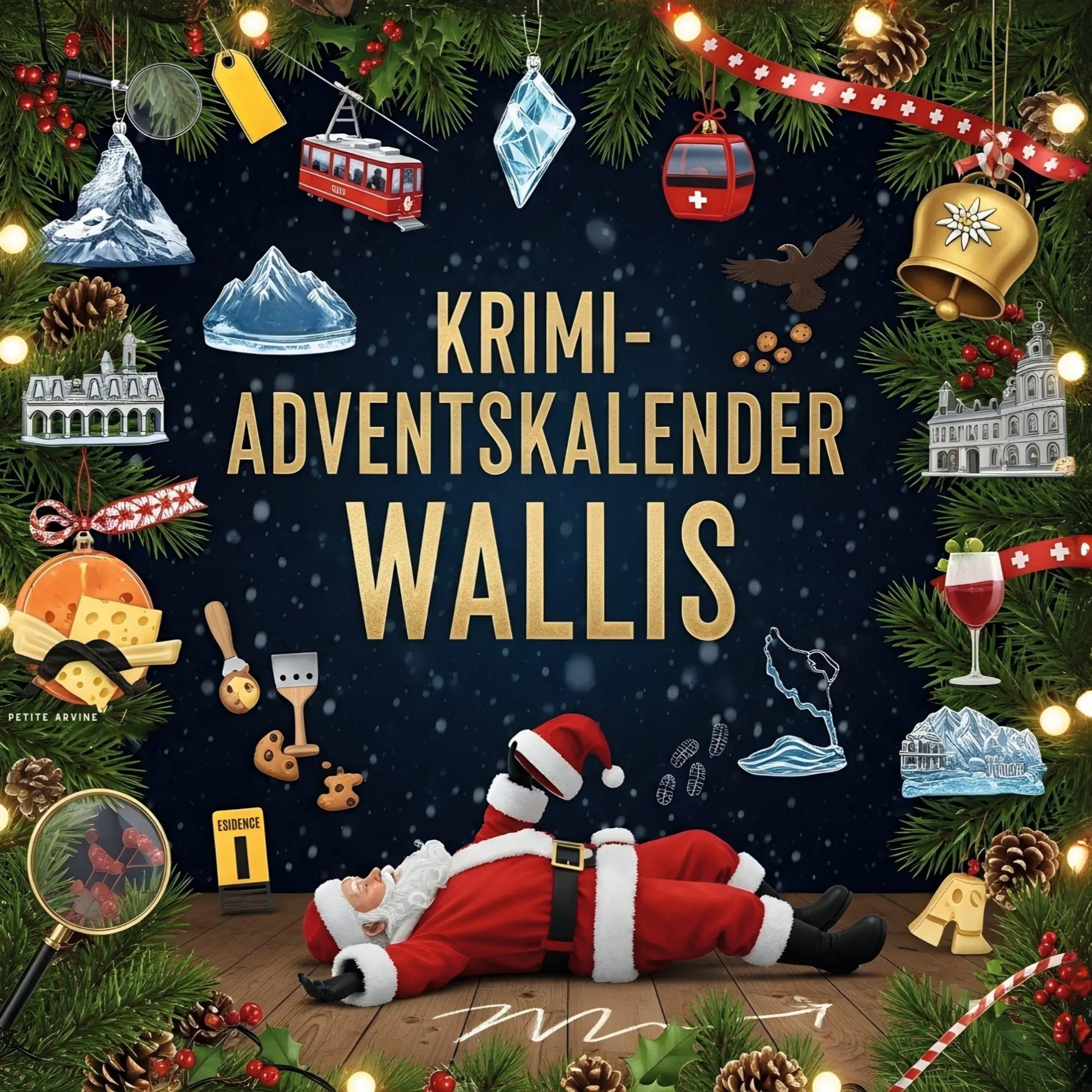 Cover: 9783695308187 | Der Krimi-Adventskalender Wallis | Mordsverdächtig in 24 Akten | Buch