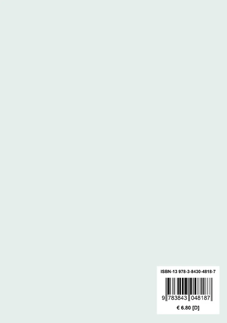 Rückseite: 9783843048187 | Der Freischütz | Libretto der Oper von Carl Maria von Weber | Kind