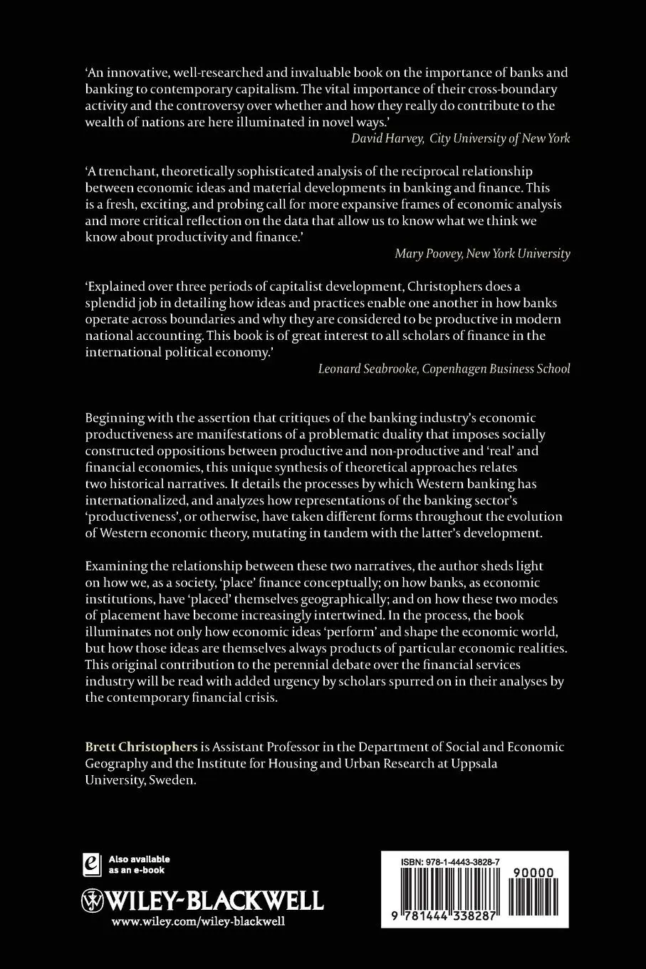 Rückseite: 9781444338287 | Banking Across Boundaries | Placing Finance in Capitalism | Buch