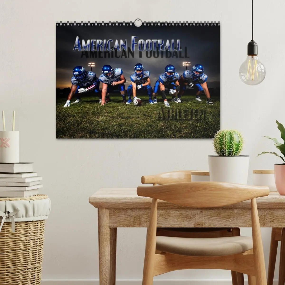 Bild: 9783457868287 | American Football - Athleten (Wandkalender 2026 DIN A3 quer),...