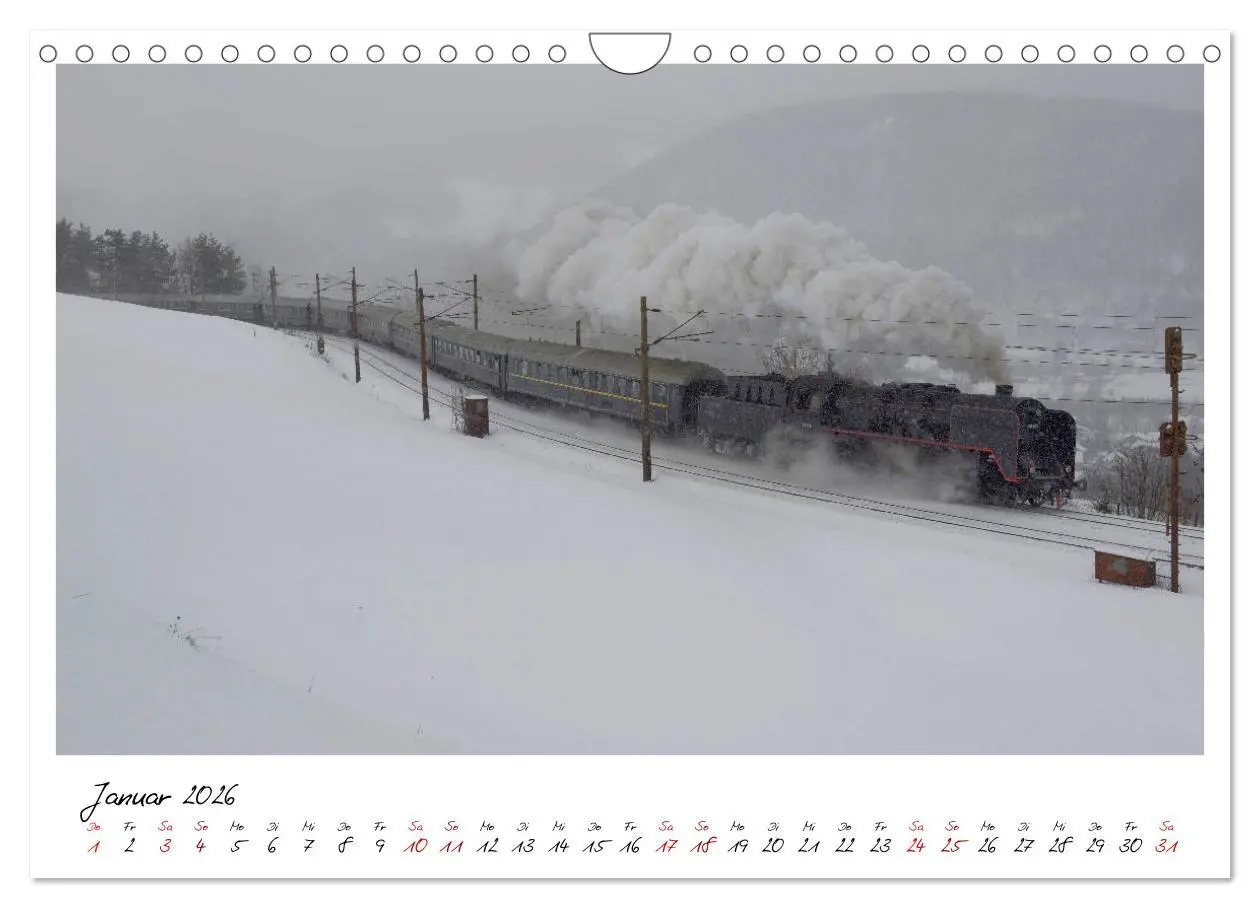 Bild: 9783457938287 | Mit Volldampf durch Österreich (Wandkalender 2026 DIN A4 quer),...