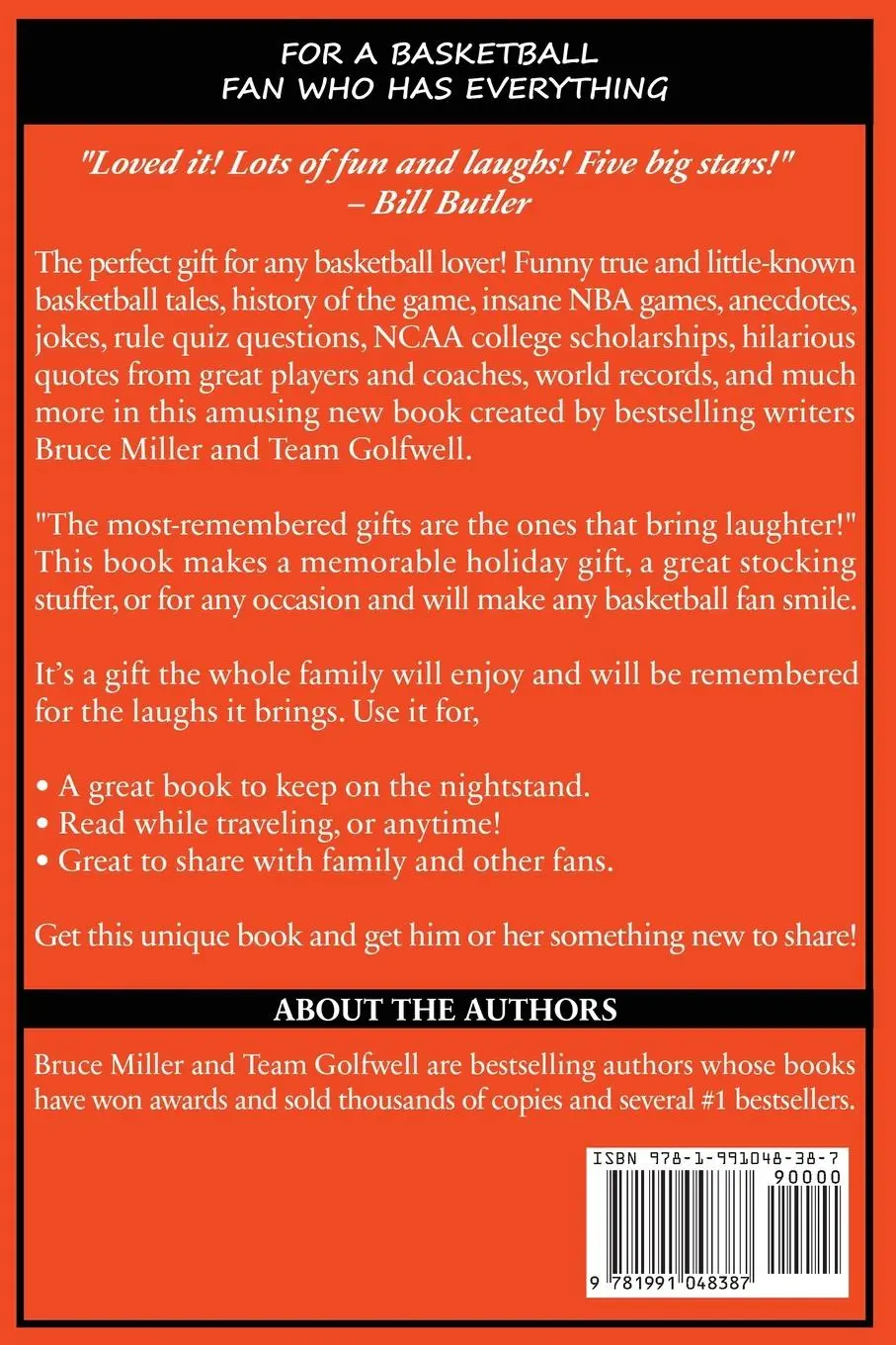 Rückseite: 9781991048387 | For the Basketball Player Who Has Everything | A Funny Basketball Book