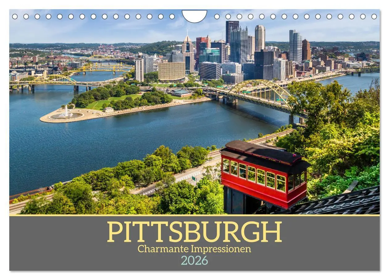 Cover: 9783457308387 | PITTSBURGH Charmante Impressionen (Wandkalender 2026 DIN A4 quer),...