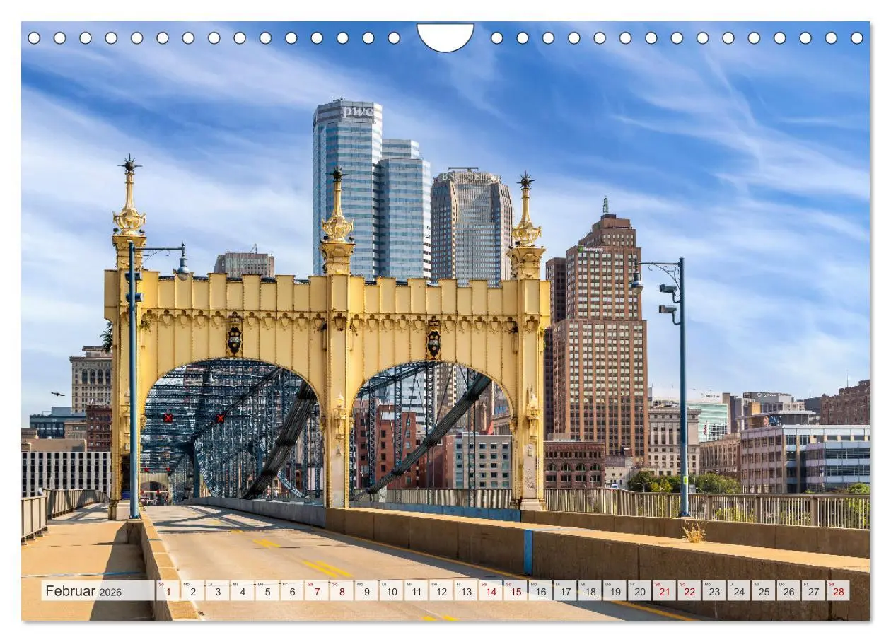 Bild: 9783457308387 | PITTSBURGH Charmante Impressionen (Wandkalender 2026 DIN A4 quer),...