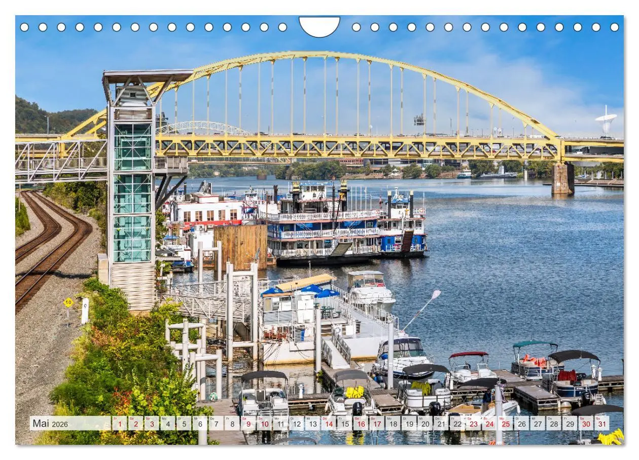Bild: 9783457308387 | PITTSBURGH Charmante Impressionen (Wandkalender 2026 DIN A4 quer),...