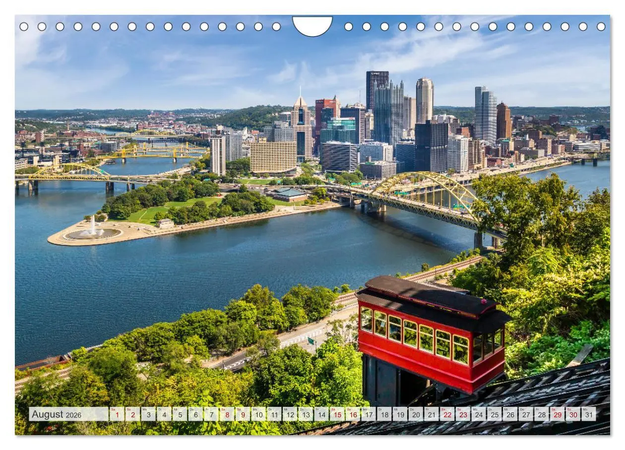 Bild: 9783457308387 | PITTSBURGH Charmante Impressionen (Wandkalender 2026 DIN A4 quer),...