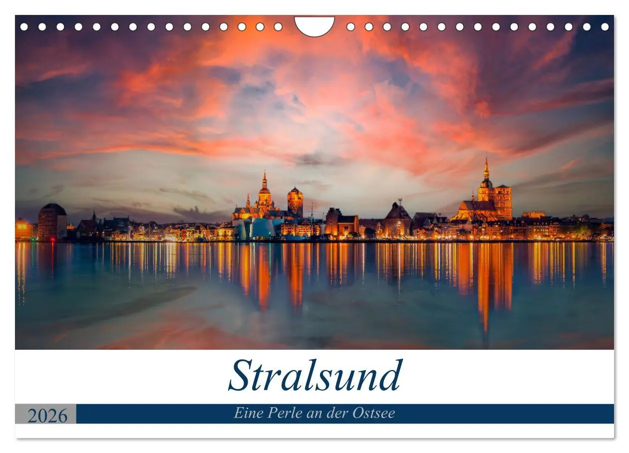 Cover: 9783457618387 | Stralsund, Eine Perle an der Ostsee (Wandkalender 2026 DIN A4...