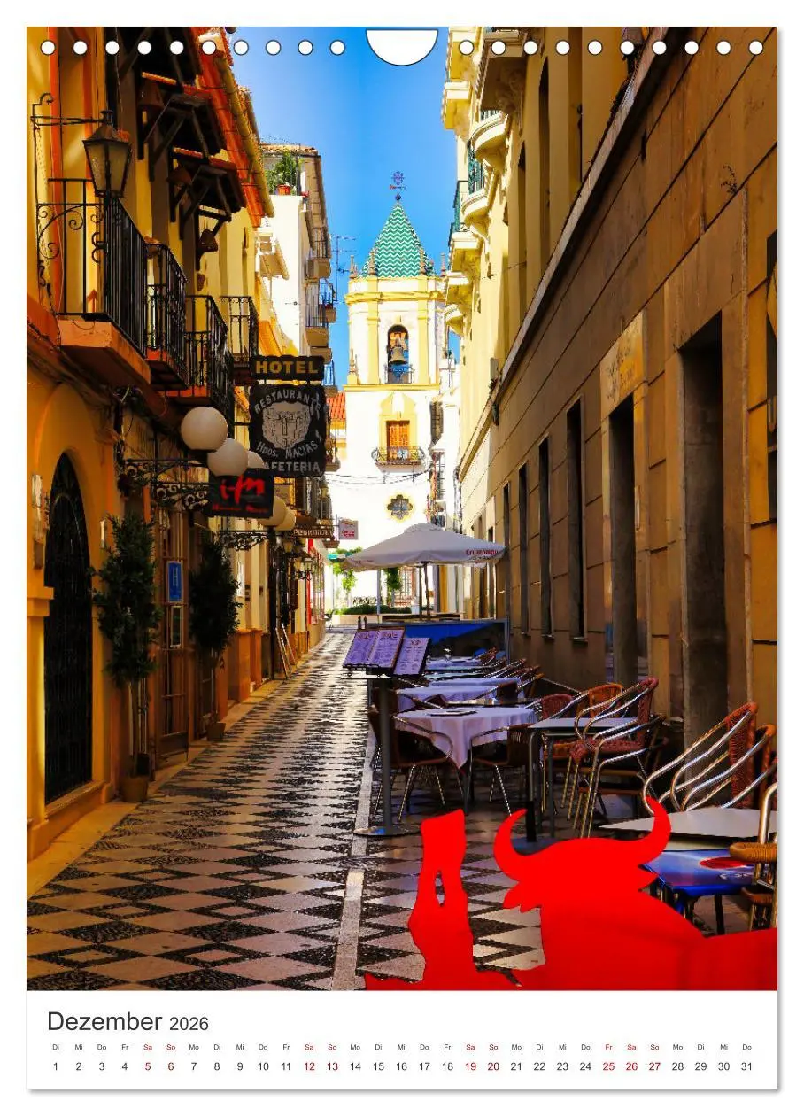 Bild: 9783516258387 | Andalusien - Malerische Gassen (Wandkalender 2026 DIN A4 hoch),...