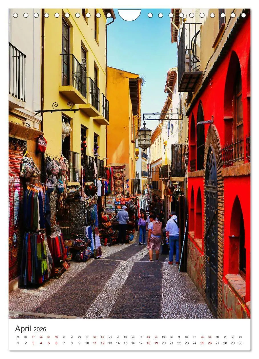 Bild: 9783516258387 | Andalusien - Malerische Gassen (Wandkalender 2026 DIN A4 hoch),...