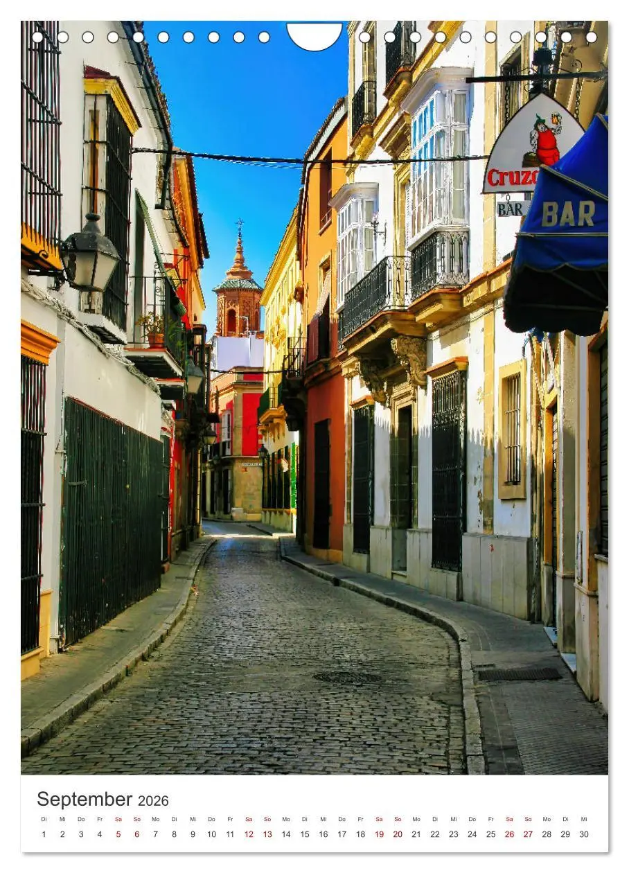 Bild: 9783516258387 | Andalusien - Malerische Gassen (Wandkalender 2026 DIN A4 hoch),...