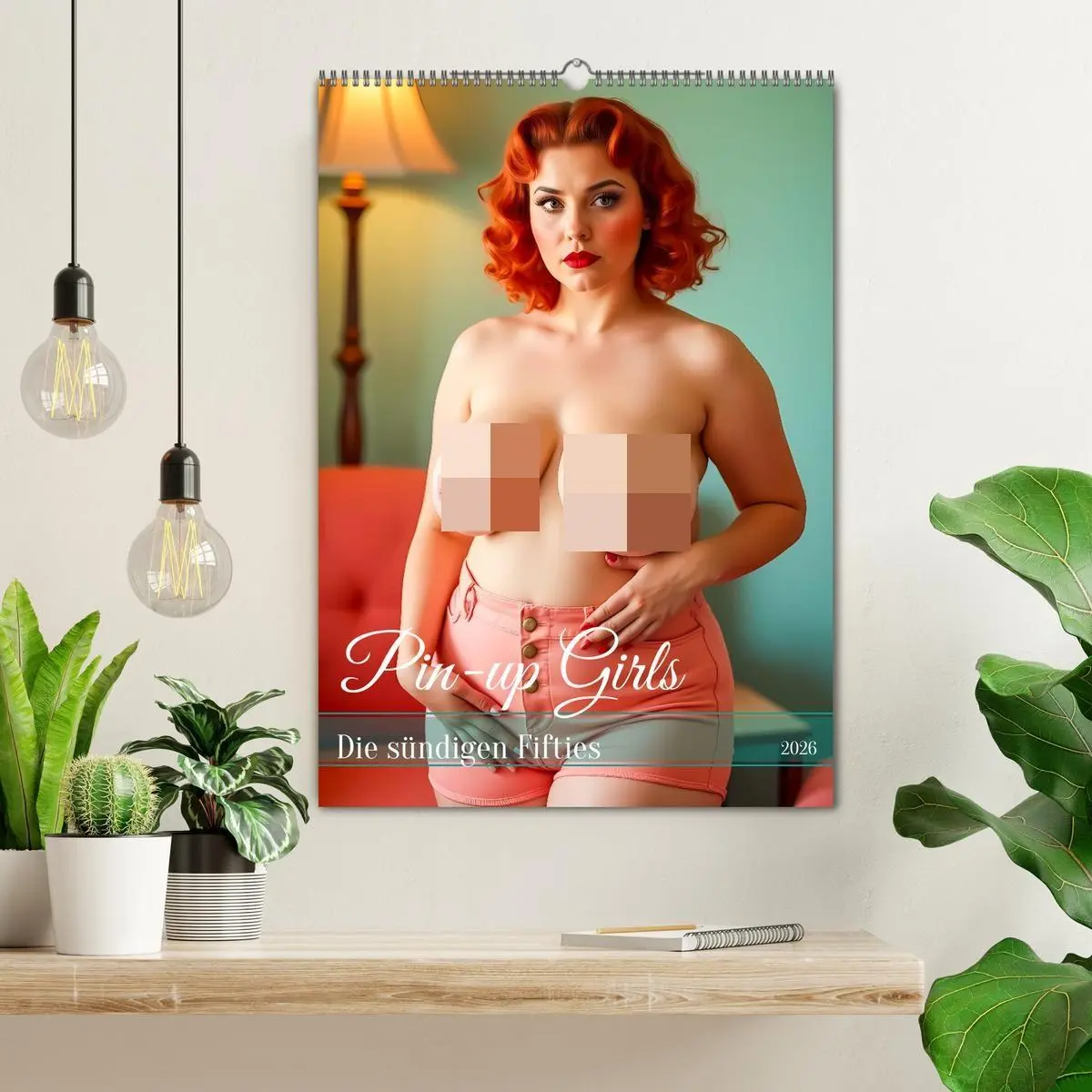 Bild: 9783516638387 | Pin-up Girls - Die sündigen Fifties (Wandkalender 2026 DIN A2...
