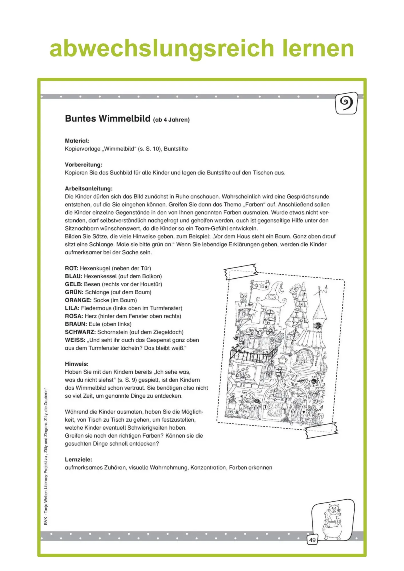 Bild: 9783867408387 | Literacy-Projekt zum Bilderbuch Zilly, die Zauberin | Tanja Weber