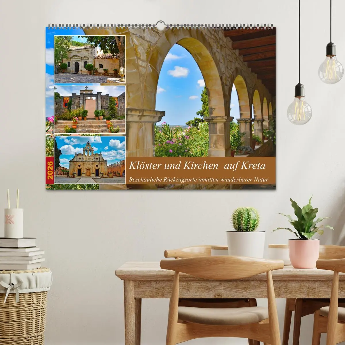 Bild: 9783457538487 | Klöster und Kirchen auf Kreta (Wandkalender 2026 DIN A2 quer),...