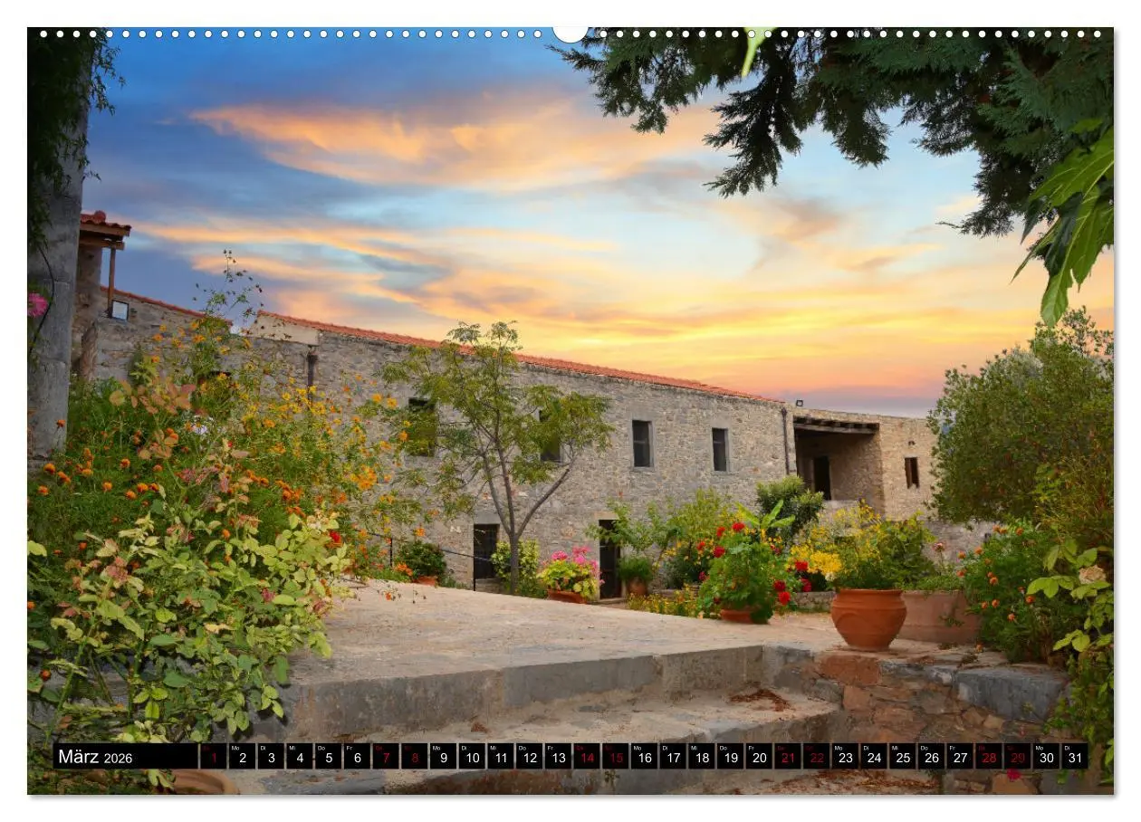 Bild: 9783457538487 | Klöster und Kirchen auf Kreta (Wandkalender 2026 DIN A2 quer),...