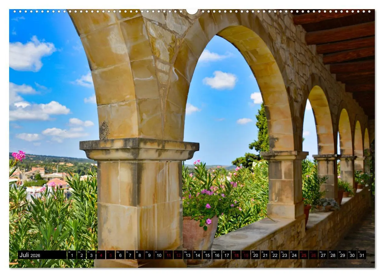 Bild: 9783457538487 | Klöster und Kirchen auf Kreta (Wandkalender 2026 DIN A2 quer),...