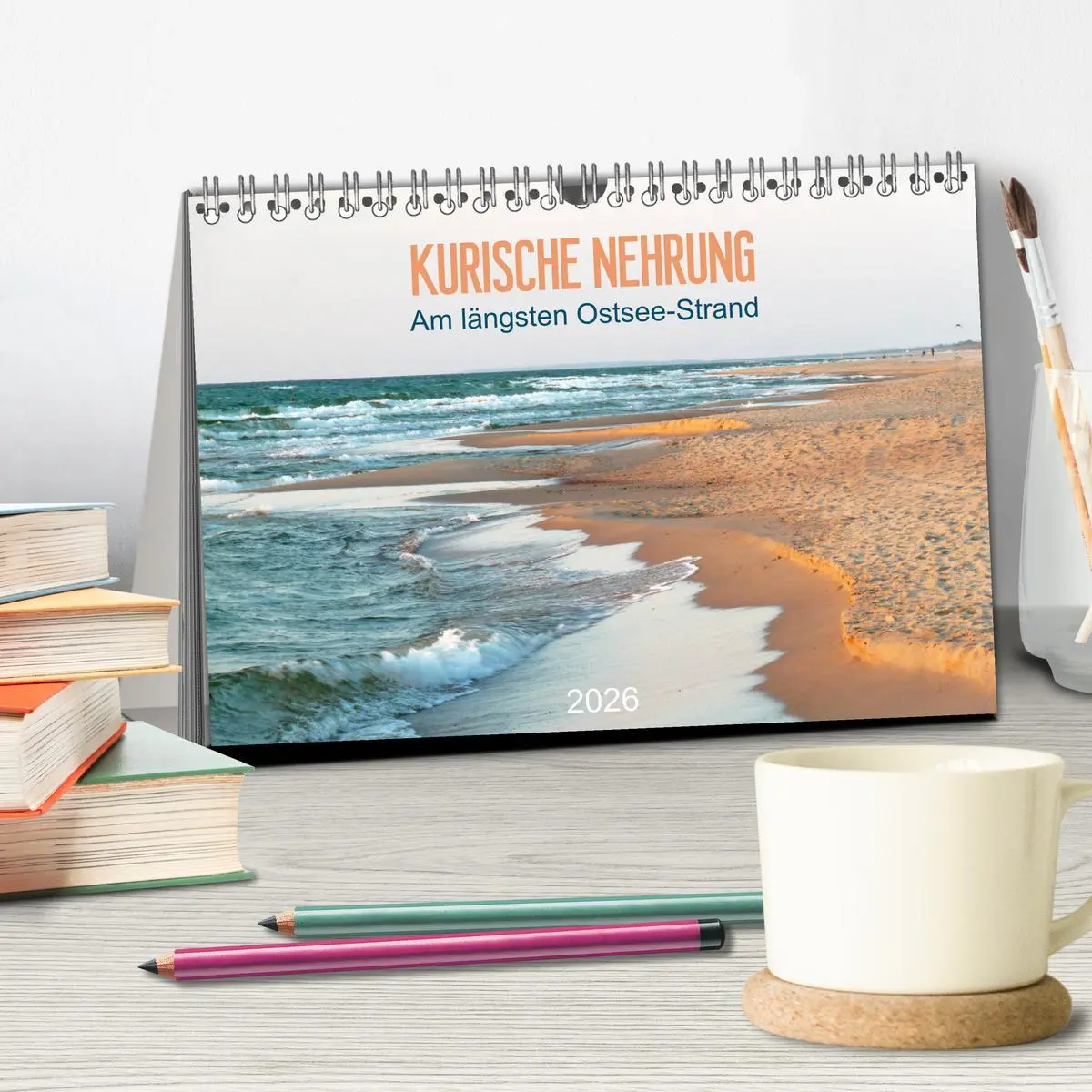 Bild: 9783457778487 | Kurische Nehrung: am längsten Ostsee-Strand (Tischkalender 2026 DIN...