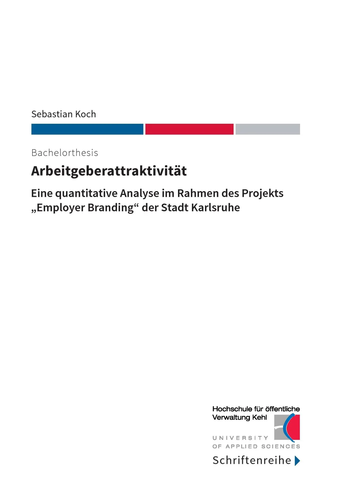 Cover: 9783738628487 | Arbeitgeberattraktivität | Sebastian Koch | Taschenbuch | Paperback
