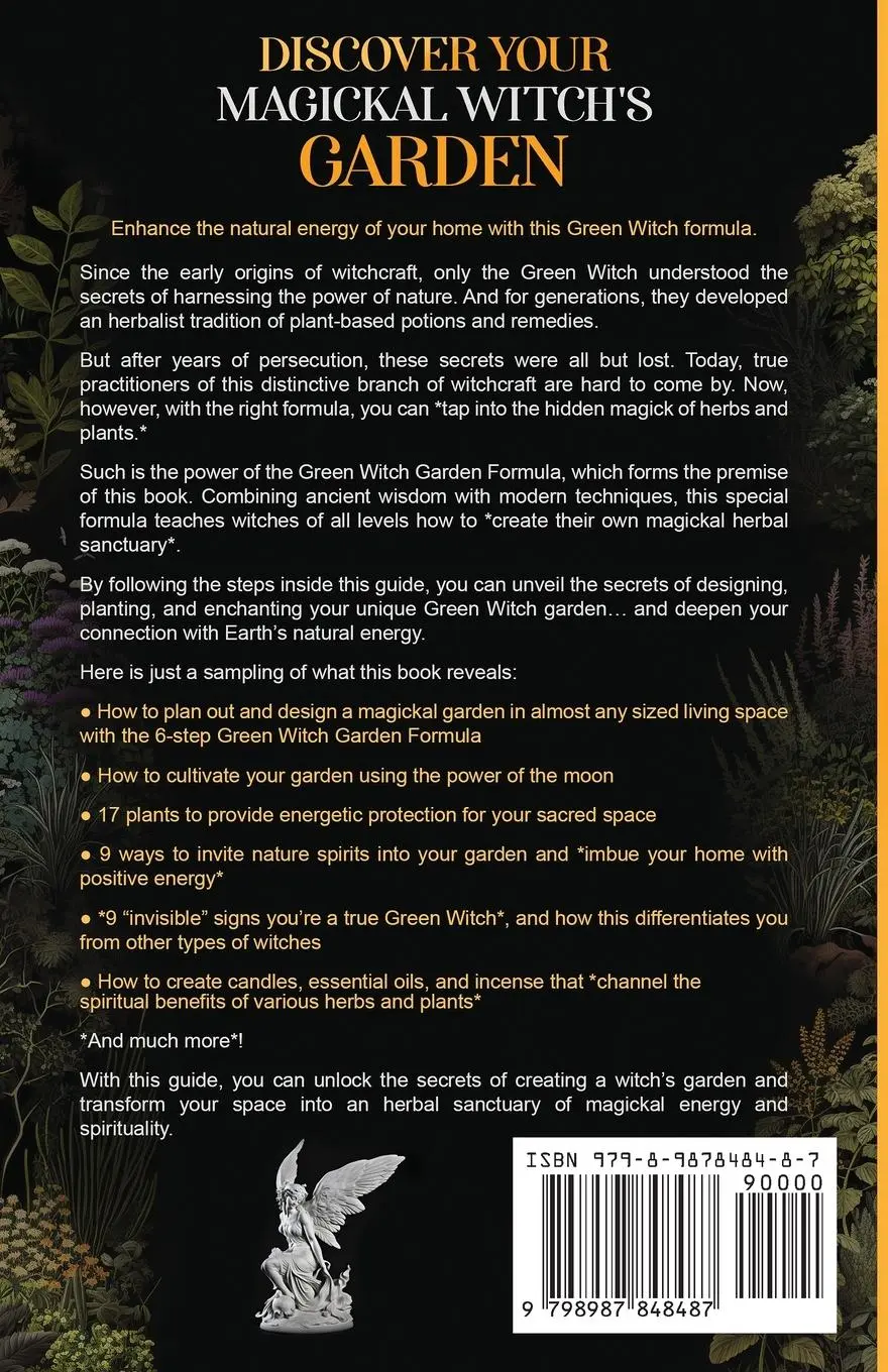Rückseite: 9798987848487 | Discover Your Magickal Witch's Garden | Delphina D'Andres | Buch