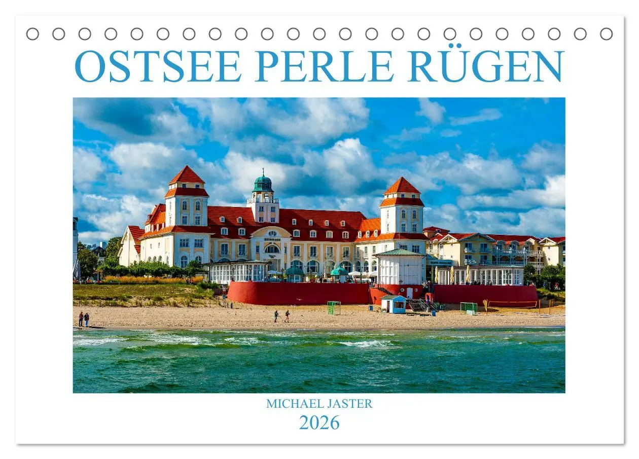Cover: 9783457768587 | OSTSEE PERLE RÜGEN Michael Jaster (Tischkalender 2026 DIN A5 quer),...