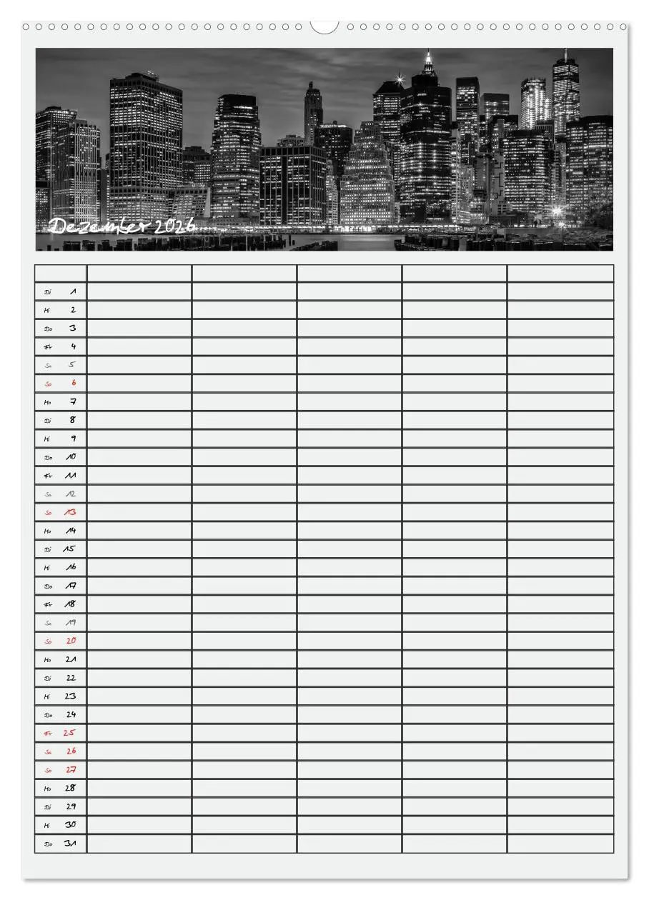 Bild: 9783516478587 | NEW YORK CITY Teamplaner (hochwertiger Premium Wandkalender 2026...