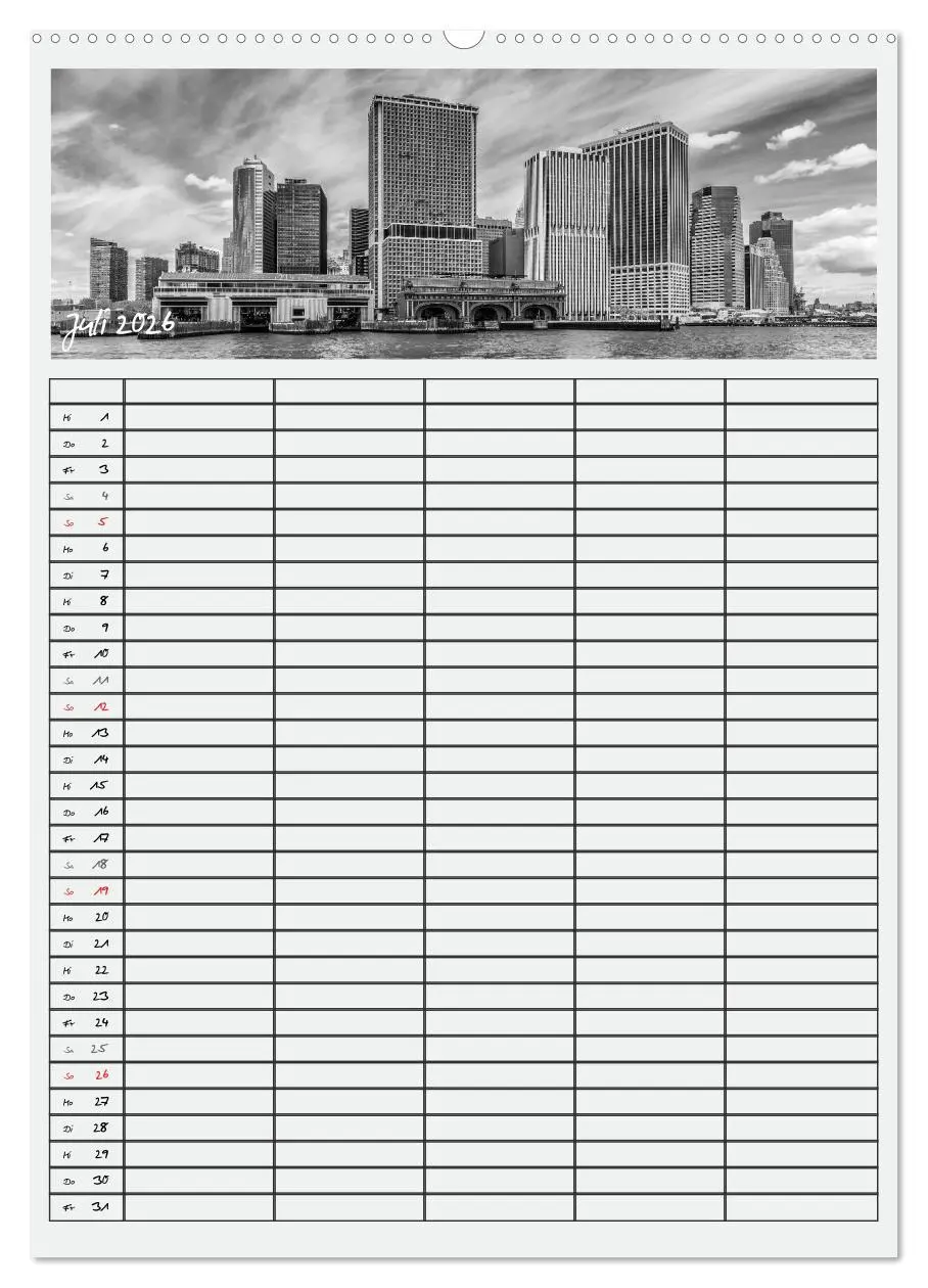Bild: 9783516478587 | NEW YORK CITY Teamplaner (hochwertiger Premium Wandkalender 2026...