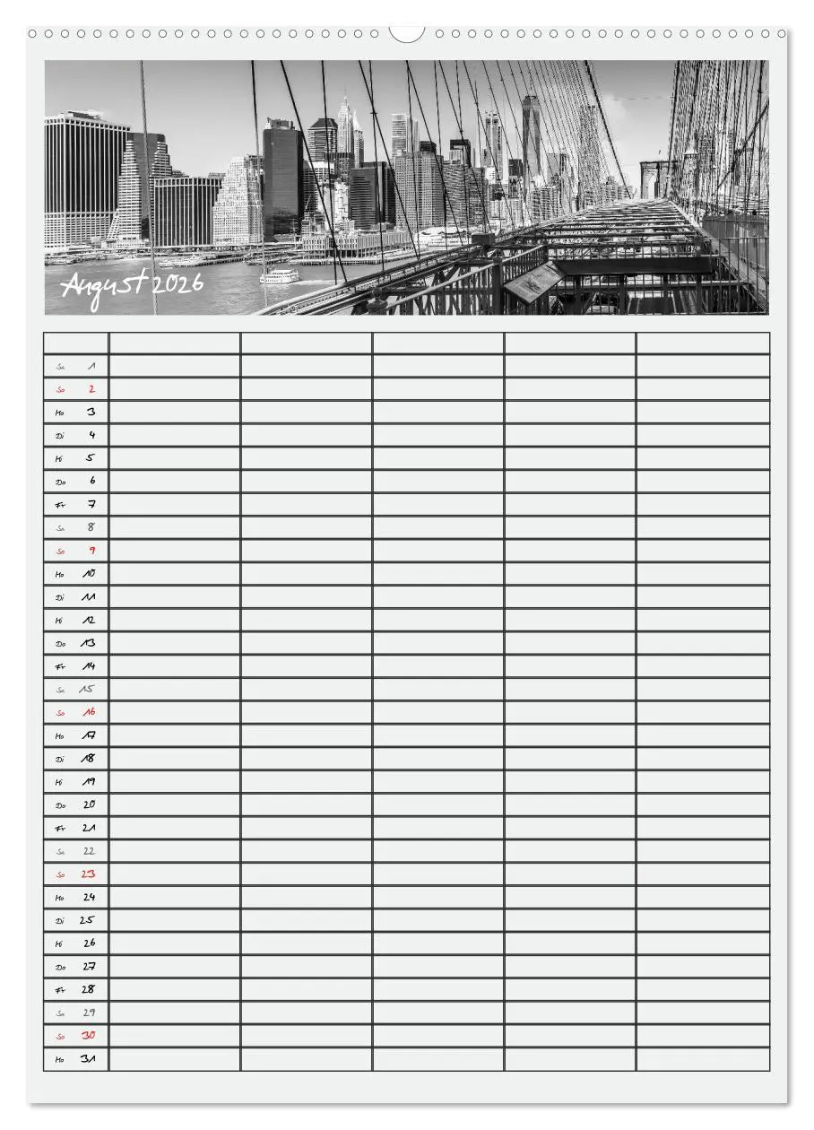 Bild: 9783516478587 | NEW YORK CITY Teamplaner (hochwertiger Premium Wandkalender 2026...