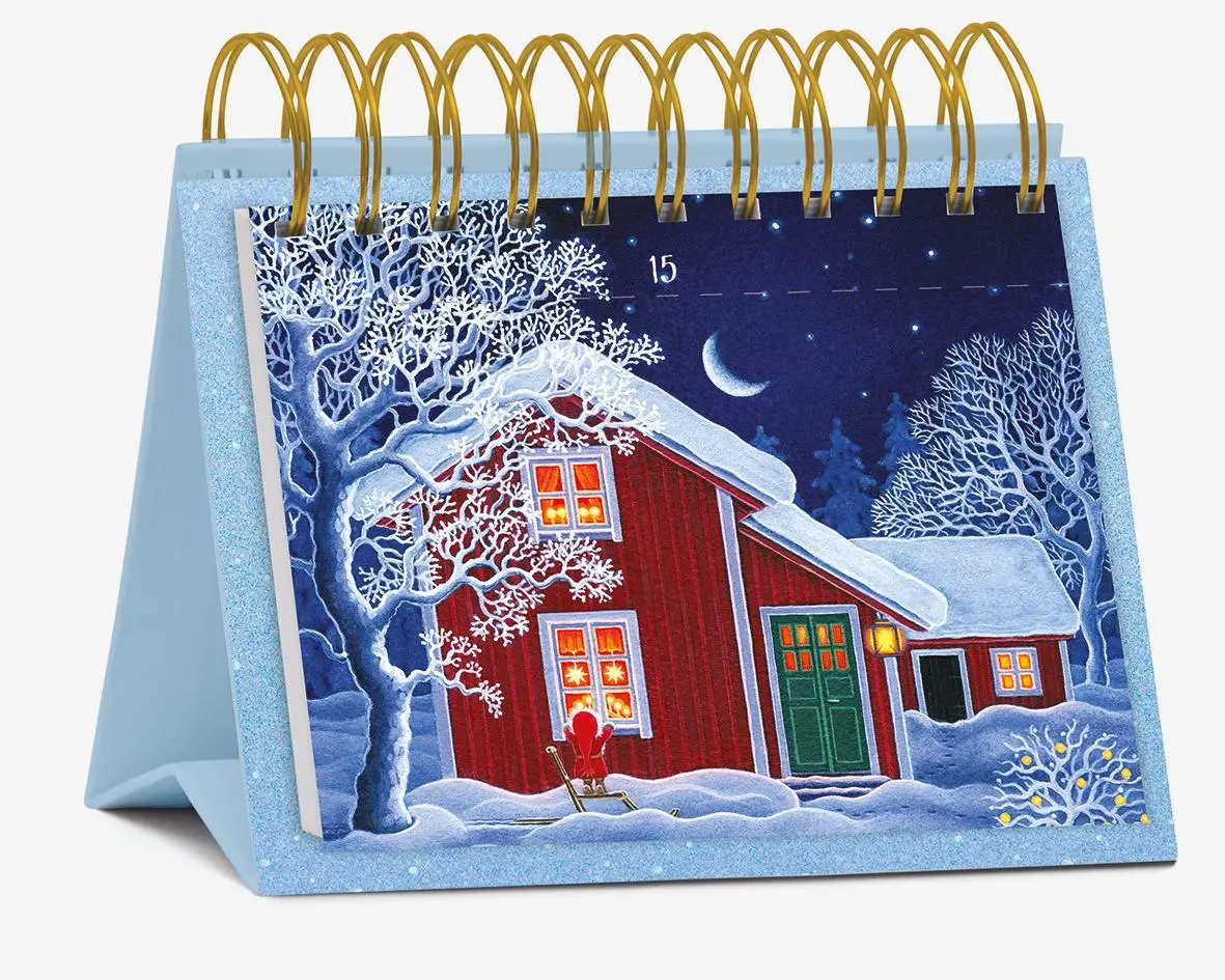 Bild: 9783782798587 | Postkarten-Adventskalender "24 Tage im Advent mit Tomte" | Korsch