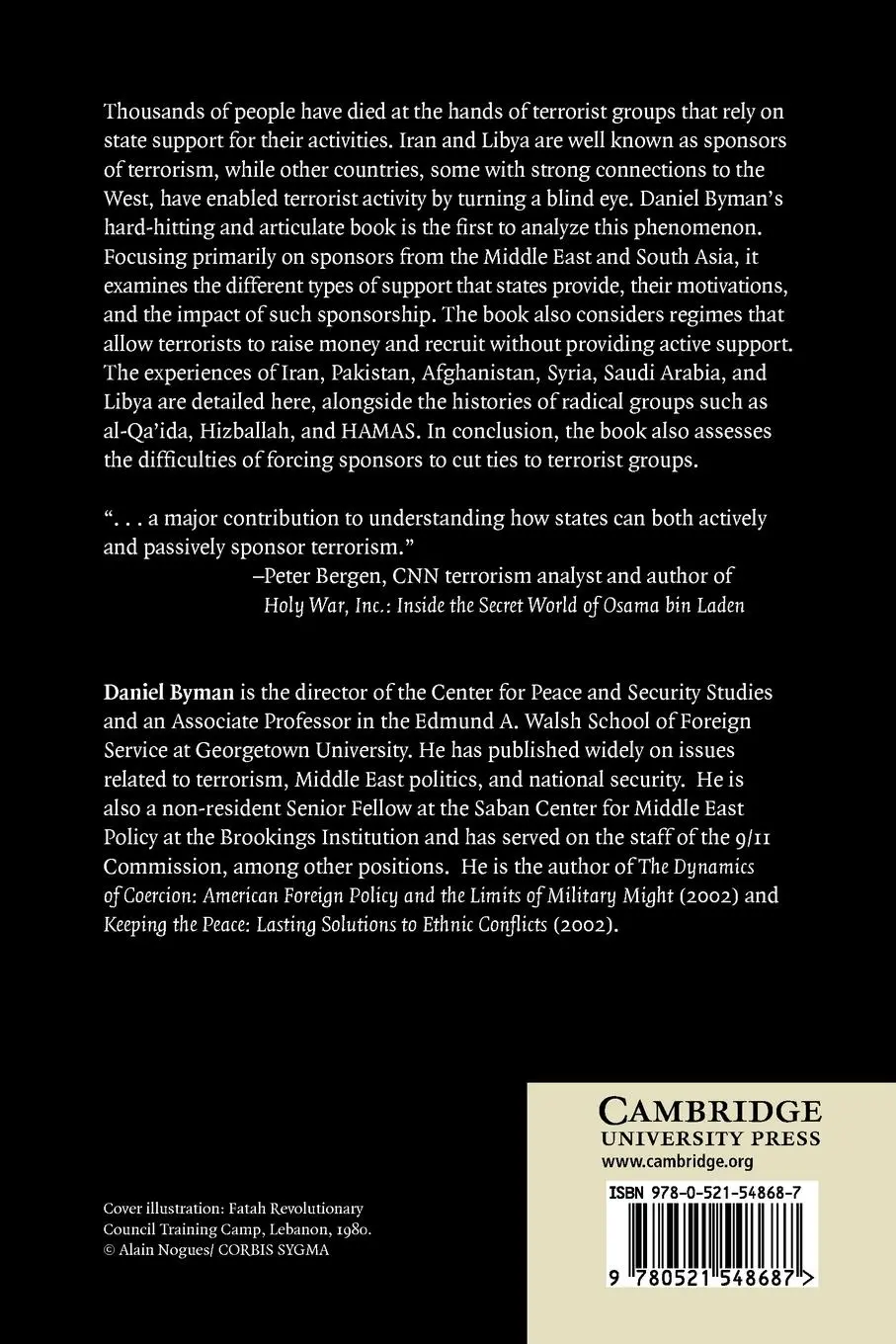 Rückseite: 9780521548687 | Deadly Connections | States That Sponsor Terrorism | Daniel Byman