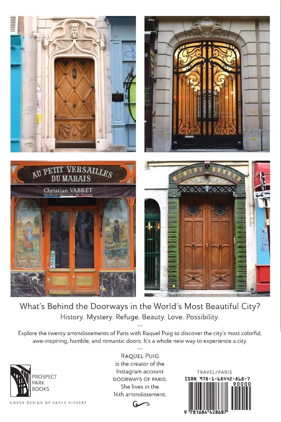 Rückseite: 9781684428687 | Doorways of Paris | Raquel Puig | Taschenbuch | Englisch | 2021