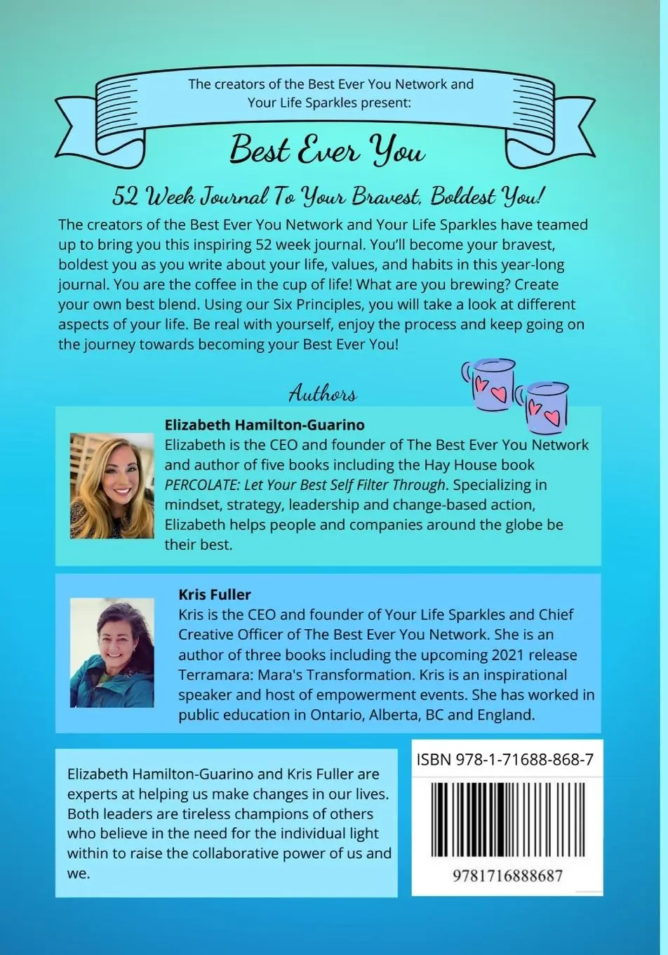 Rückseite: 9781716888687 | Best Ever You | 52 Week Journal to Your Bravest, Boldest You | Buch