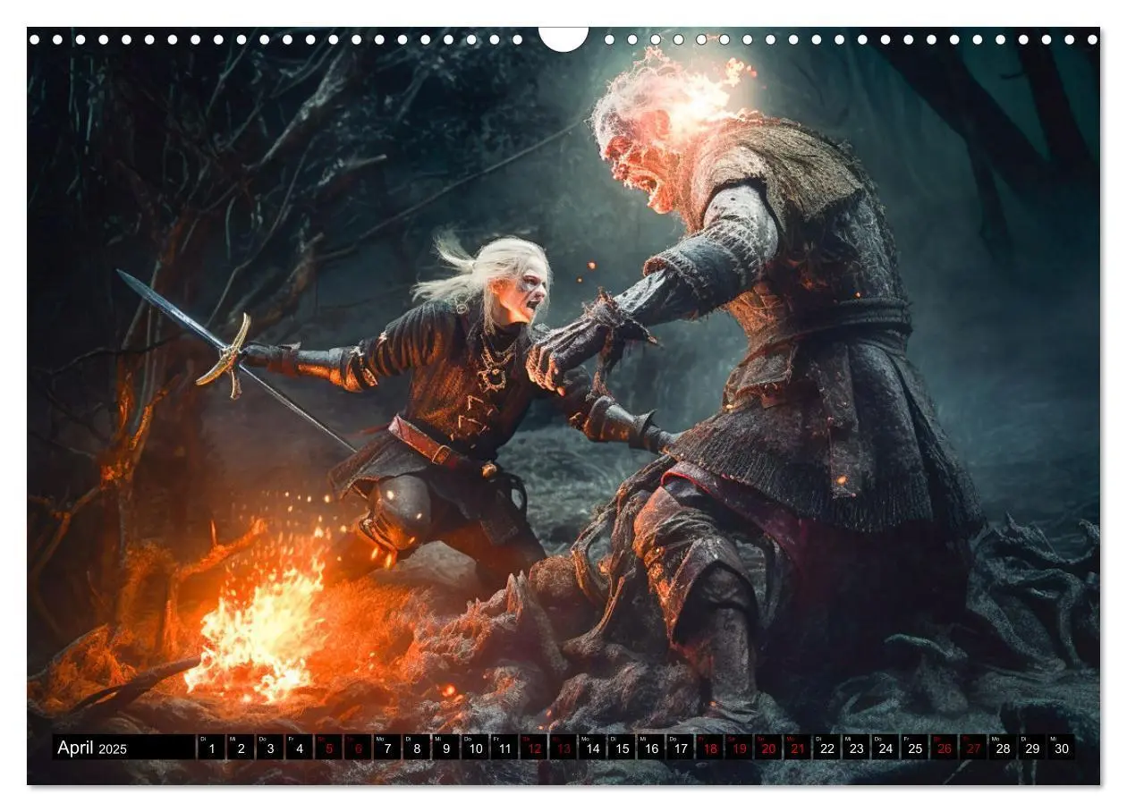 Bild: 9783383888687 | Im Land der Hexen und Hexer (Wandkalender 2025 DIN A3 quer),...