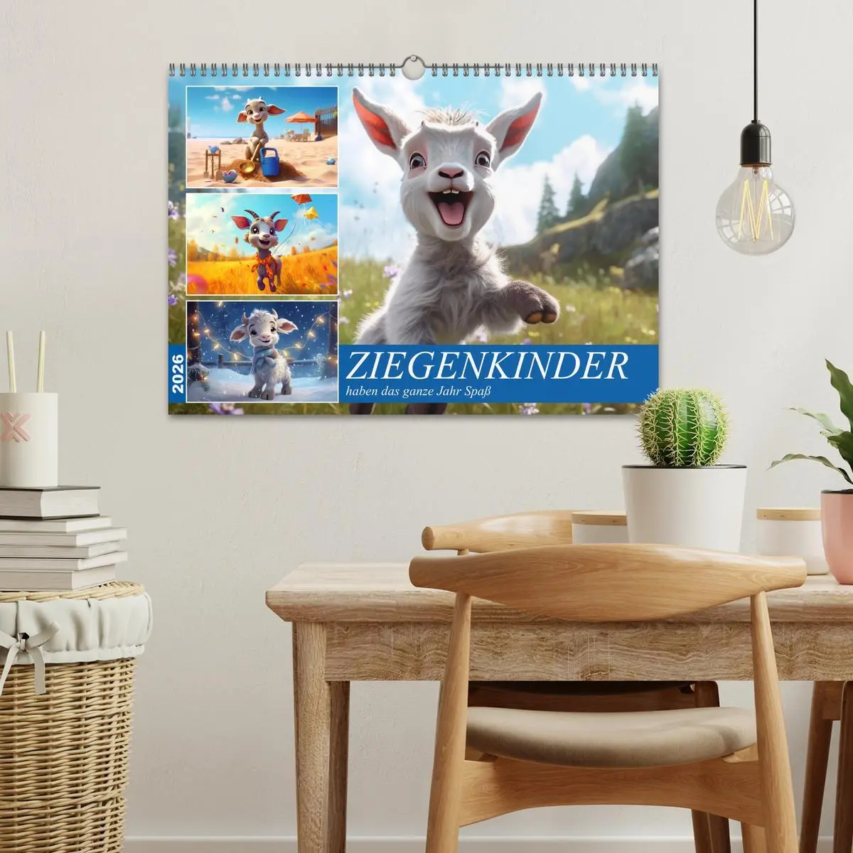 Bild: 9783457518687 | Ziegenkinder haben das ganze Jahr Spaß (Wandkalender 2026 DIN A3...