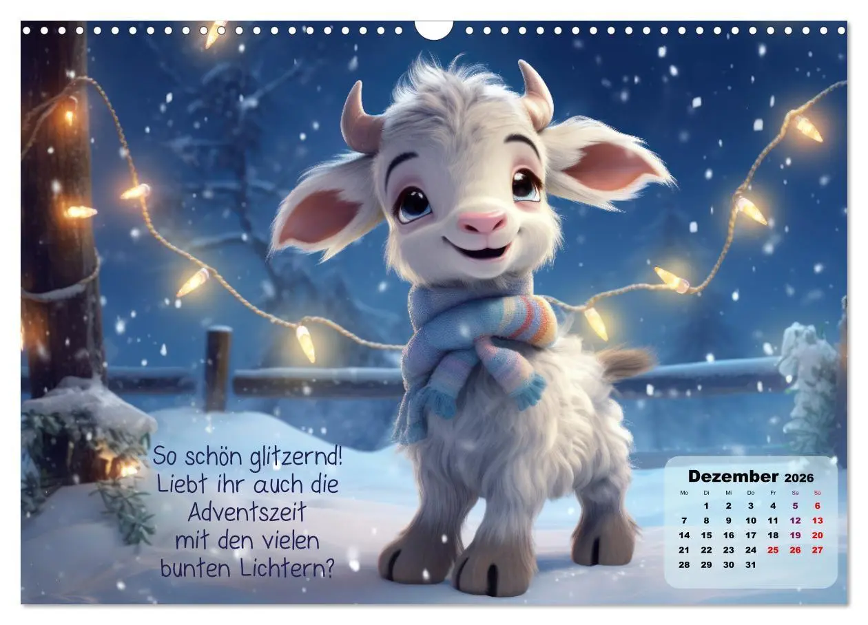 Bild: 9783457518687 | Ziegenkinder haben das ganze Jahr Spaß (Wandkalender 2026 DIN A3...