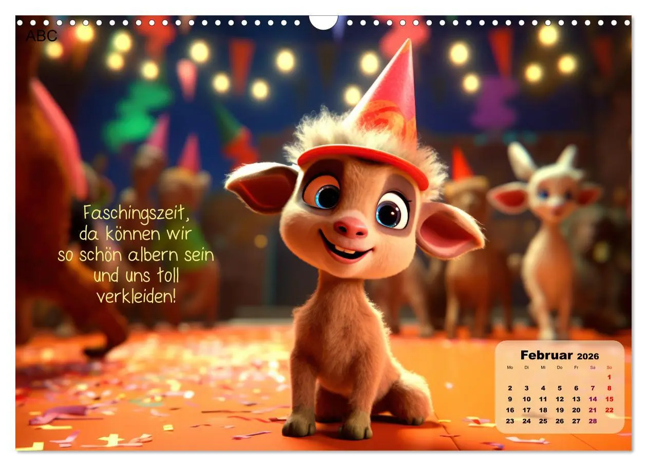 Bild: 9783457518687 | Ziegenkinder haben das ganze Jahr Spaß (Wandkalender 2026 DIN A3...