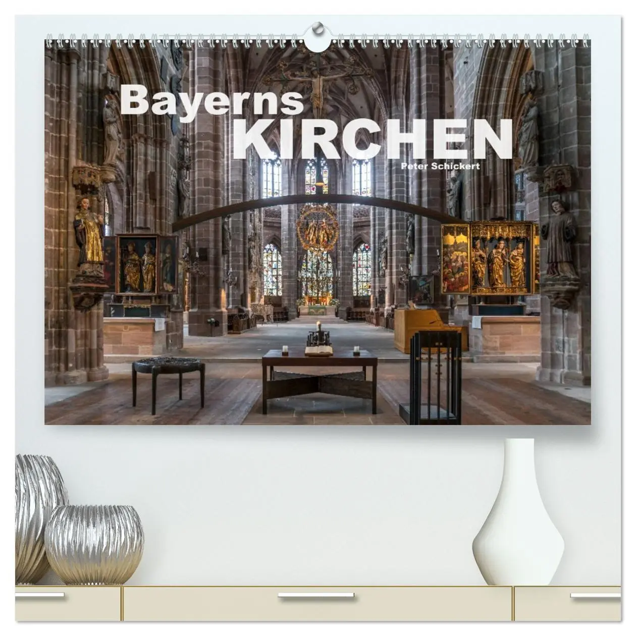 Cover: 9783457688687 | Bayerns Kirchen (hochwertiger Premium Wandkalender 2026 DIN A2...