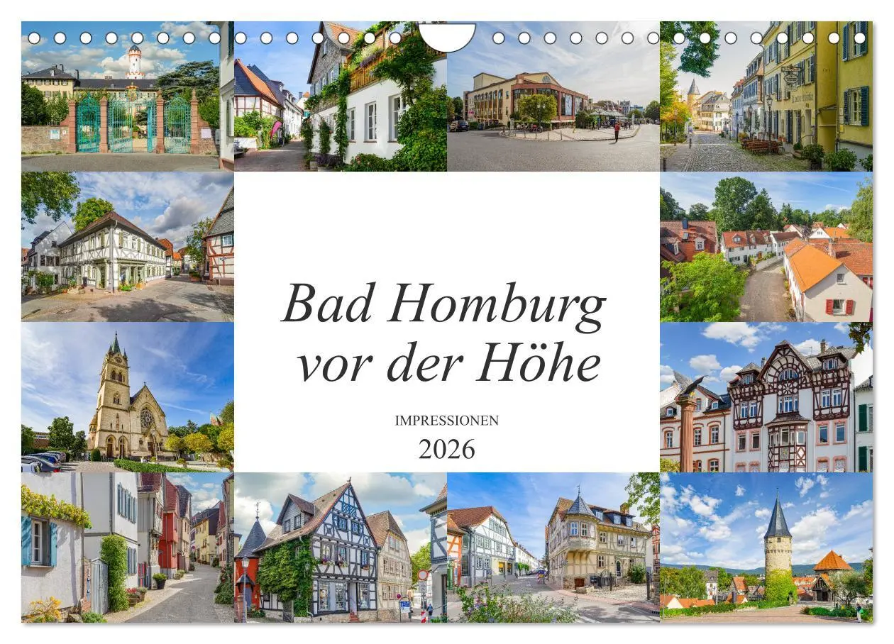 Cover: 9783457758687 | Bad Homburg vor der Höhe Impressionen (Wandkalender 2026 DIN A4...