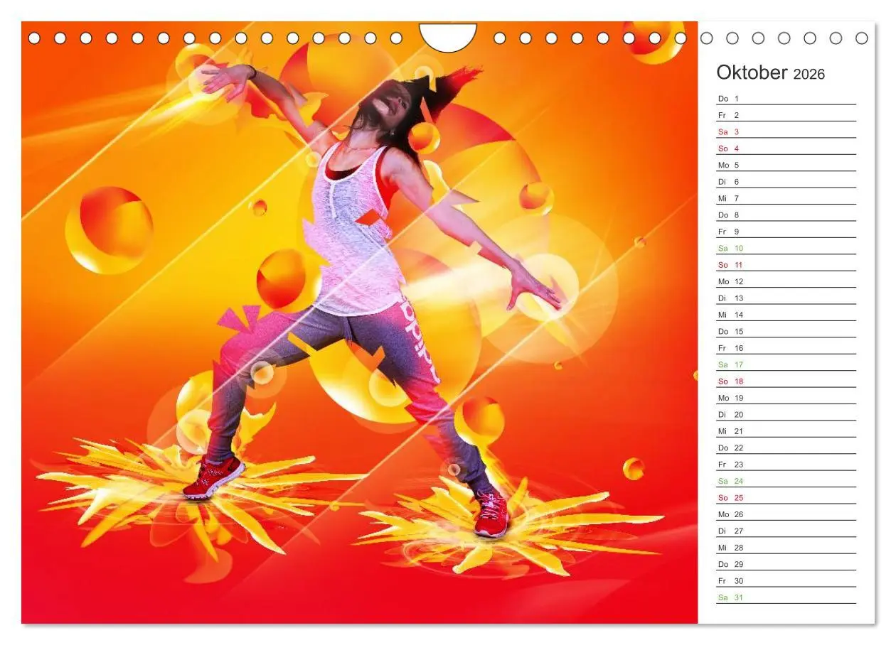 Bild: 9783457998687 | HipHopDance (Wandkalender 2026 DIN A4 quer), CALVENDO Monatskalender