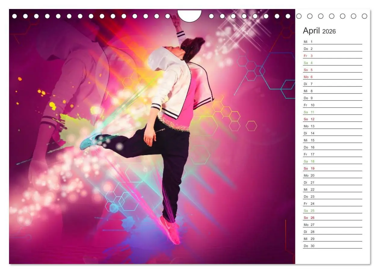 Bild: 9783457998687 | HipHopDance (Wandkalender 2026 DIN A4 quer), CALVENDO Monatskalender