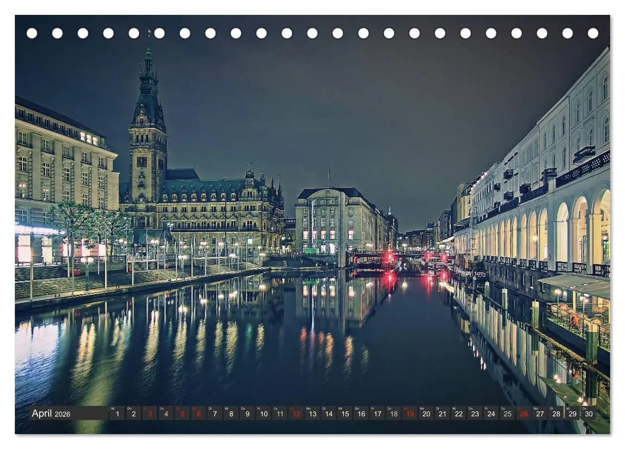 Bild: 9783516228687 | Stadt Hamburg (Tischkalender 2026 DIN A5 quer), CALVENDO...